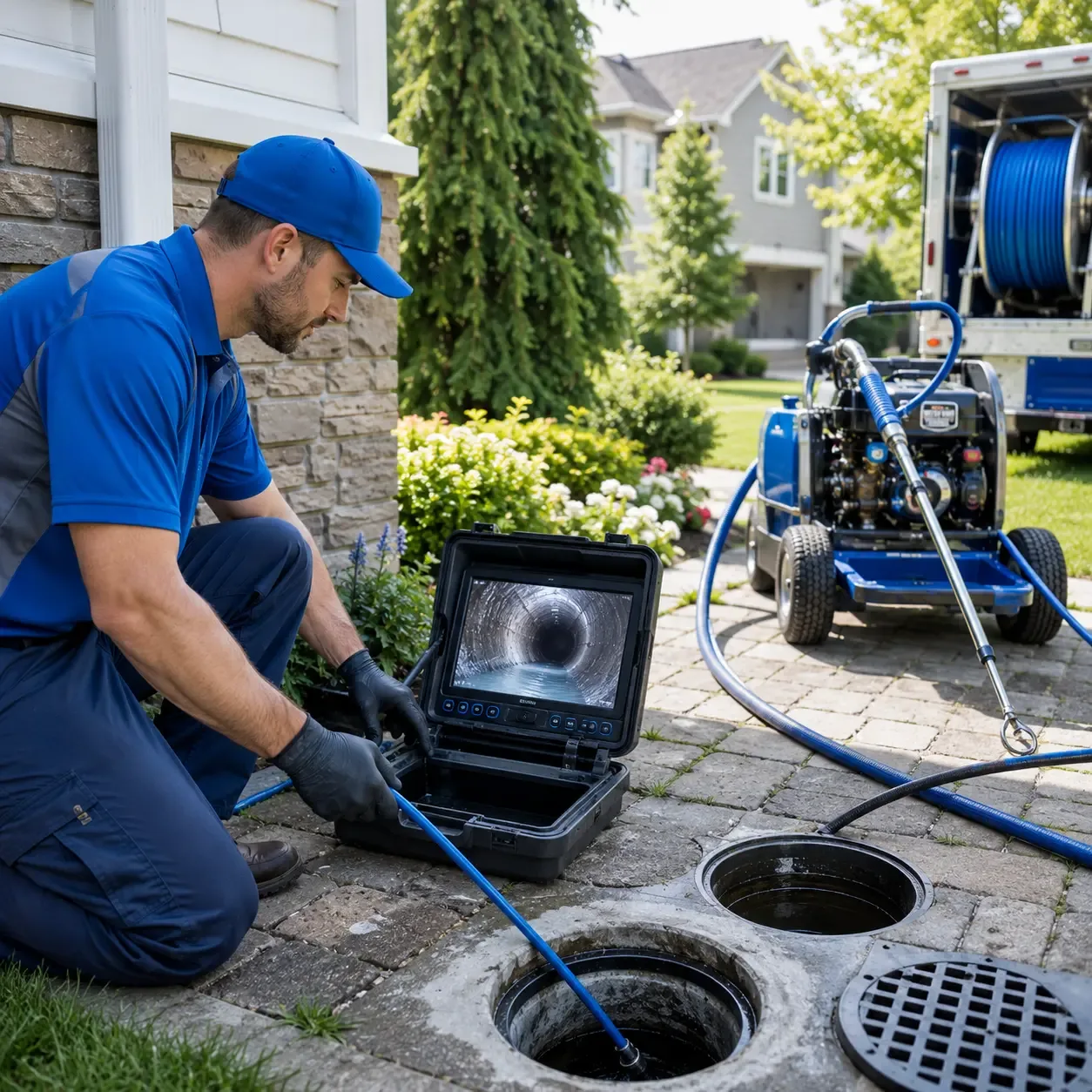 Outdoor drain cleaning professionals serving Strykersville, NY